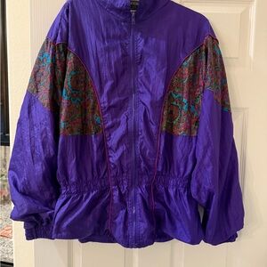VTG Purple Women's Track Jacket with matching pants